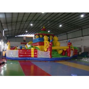 Vivid Waterproof Inflatable Toddler Playground , Inflatable Amusement Park