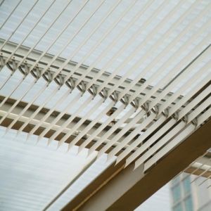 Quality Aerofoil Aluminum Retractable Louvered Roof Systems Building Facade Light Control for sale