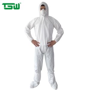 China Waterproof 65gsm Microporous Disposable Coverall on sale