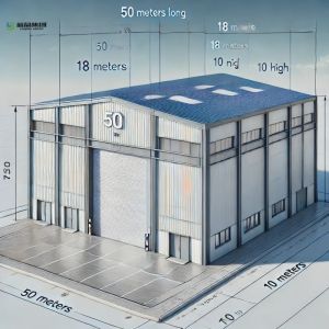 Rock Wool Panel Steel Construction Warehouse Light Weight Structure CE