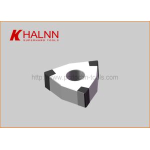 SNGA CBN Brazing Indexable Insert , PCBN Inserts High Efficiency Cast Iron Brake
