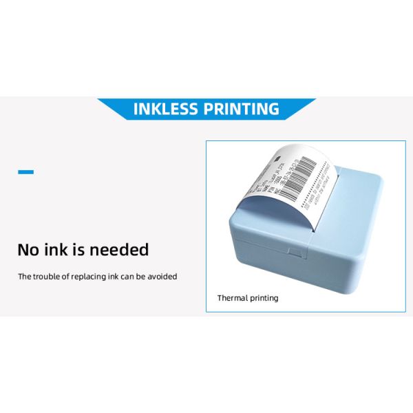 Wireless 2.0 for iOS Portable Restaurant Printer 58mm Thermal Cash Register Machine