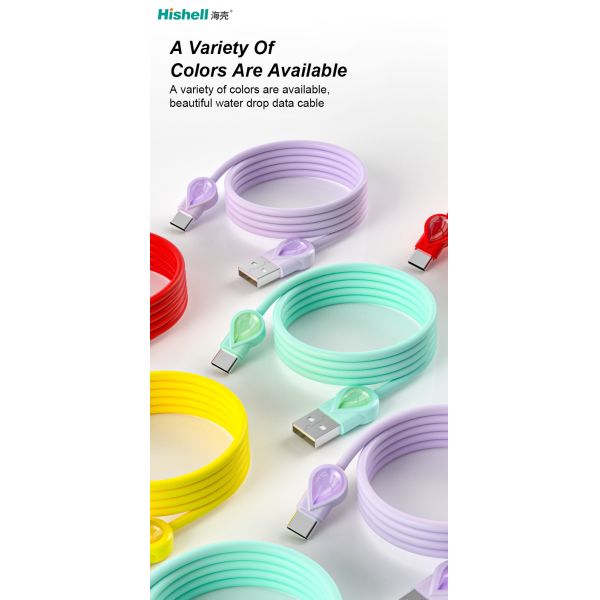 Ultraportable Antiwear Fast Charging Data Cable , Antifreeze Micro USB Color Wires