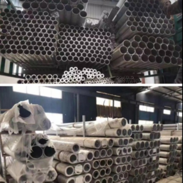 Buy 6061 6063 Aluminum Alloy Tube Extruded Round / Rectangular 610mm at wholesale prices