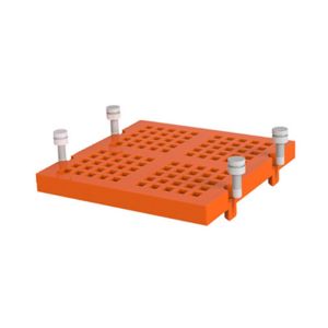 305x305x30mm Polyurethane Modular Dewatering Mesh Screen Fixing With PU Blot