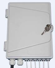 Lightweight Fiber Optic Termination Box 258 X 207 X 64mm Easy Installation