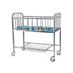 China SUS 304 Stainless Steel Hospital Crib Bed 6cm Foam for sale