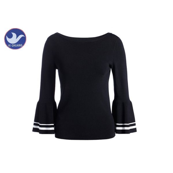 Buy Womens Knit Pullover Sweater V Neck Lady Knitting Garment at wholesale prices