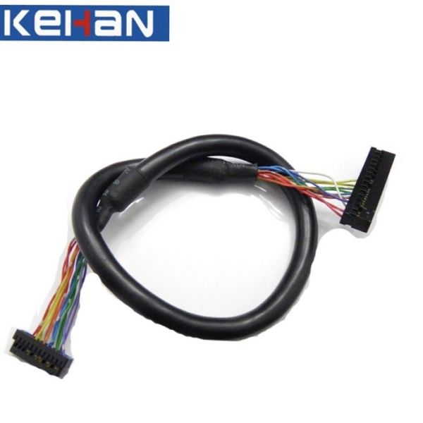 Buy Electronic 30 Pin To 40 Pin Connector LCD Cable LVDS Cable Assembly at wholesale prices