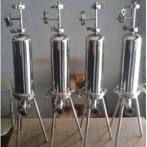 Quality Liquid Oil Wine Beer Paint Filtration Machine Multi Cartridge Filter Housing Stainless Steel for sale