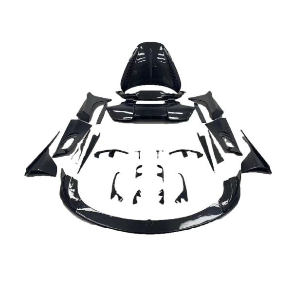 Buy Carbon Fiber Carbon Fiber Body Kit for McLaren 720S 720 Upgraded TOPCAR Style Front Shovel Rear Diffuser Spoiler Cover at wholesale prices