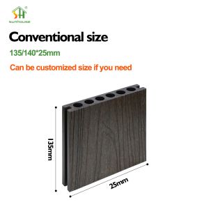Modern Anti-Uv Outdoor WPC Decking Long-Lasting Wood Plastic Composite Flooring
