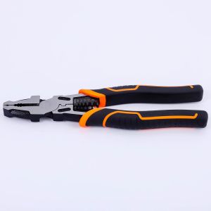 62 HRC Multi Function Combination Pliers High Leverage End Cutting Pliers