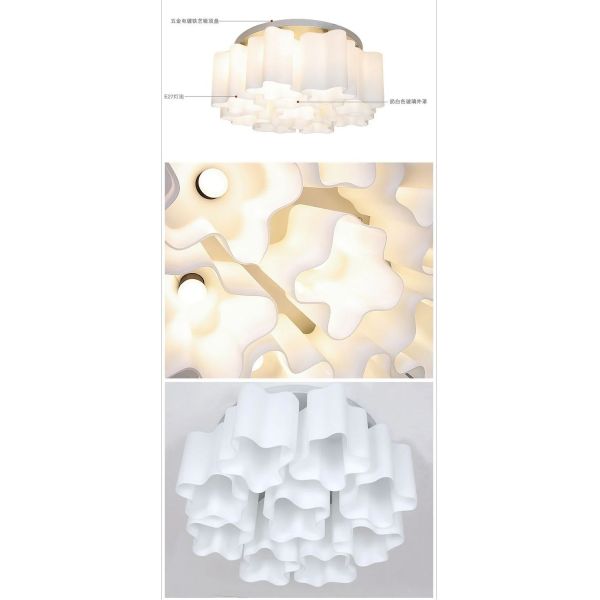 Modern LED Ceiling Light Logico Triple Nested Suspension（WH-AP-605）