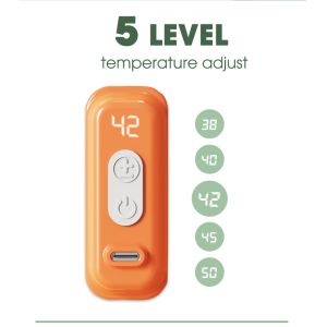 Breastmilk Smart Temperature Control Bottle Warmer PU Leather Velcro USB