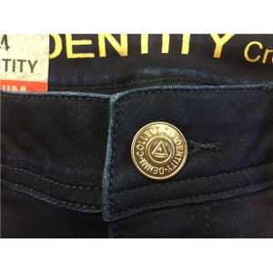 Professional Skinny Denim Jeans DTM Stitching With Stripe Belt TW81562