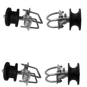 Quality H U Groove Sliding Gate Rollers One Graphite Impregnated With Cover for sale