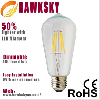 7 Years Experience CE ROHS UL Dimmable Led Filament Maker