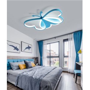 Butterfly Chandelier kids nordic children's room bedroom decor led lamp lights