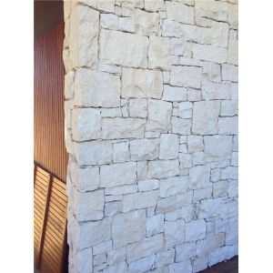 White Marble Mini Panel , Cultured Stone Mini Panel Moisture Resistant