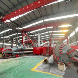 Customized Cutter Suction River Dredging Equipment With Dredging Depth 15m