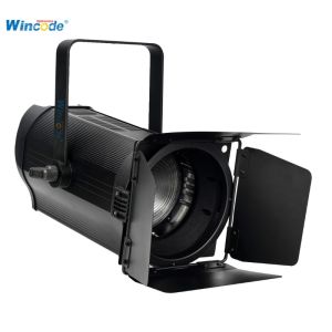 200W LED Fresnel Light 3200K-5600K DMX512 Studio Lighting