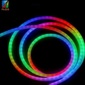 360 Degree Angle LED Neon Strip Flexible Material Ws2811 Dmx512 Pixel Neon