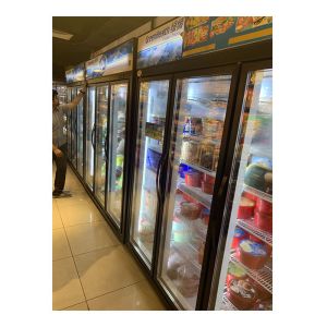 Multiple Door Multifunctional Inverter Upright Freezer For Beverage Commercial