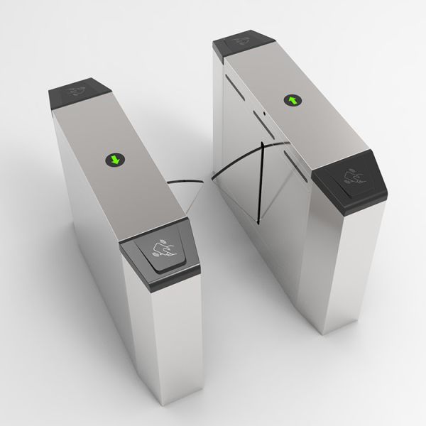 Buy Retractable Flap Barrier Gate , Flap Optical Barrier Turnstiles at wholesale prices