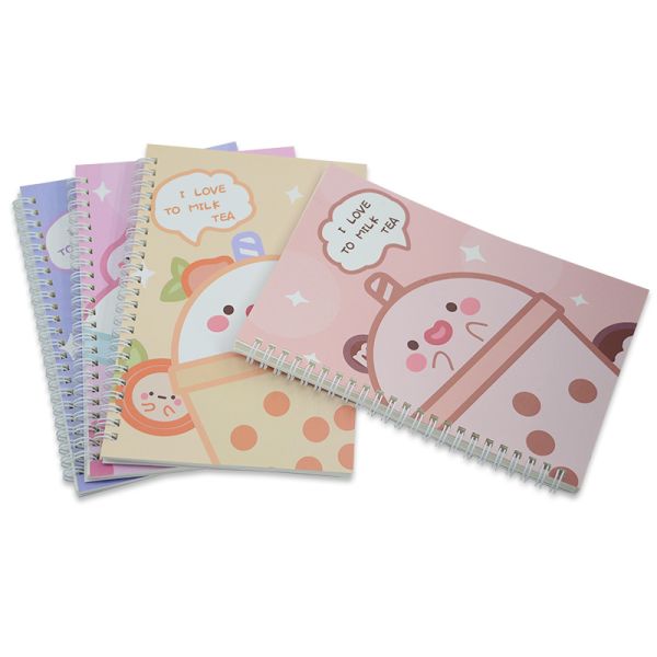 Soft Cover Personalised Custom Blank Kraft Paper Grid Notebook with Logo