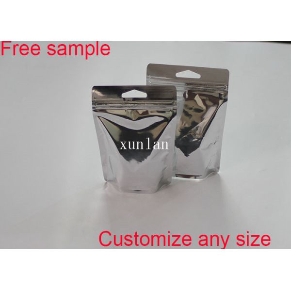 Buy Anti Static Material Aluminum Foil Bags Resealable Heat Seal With See Through Window at wholesale prices