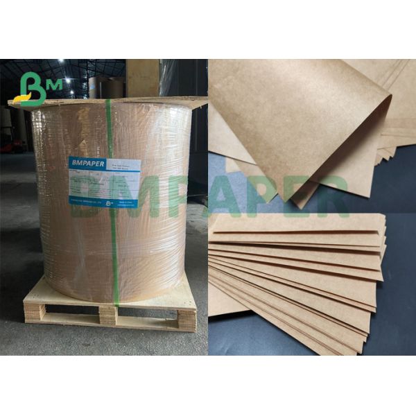 Buy 70gsm Good Strength And Extensibility Natural Unbleached Sack Kraft Paper at wholesale prices