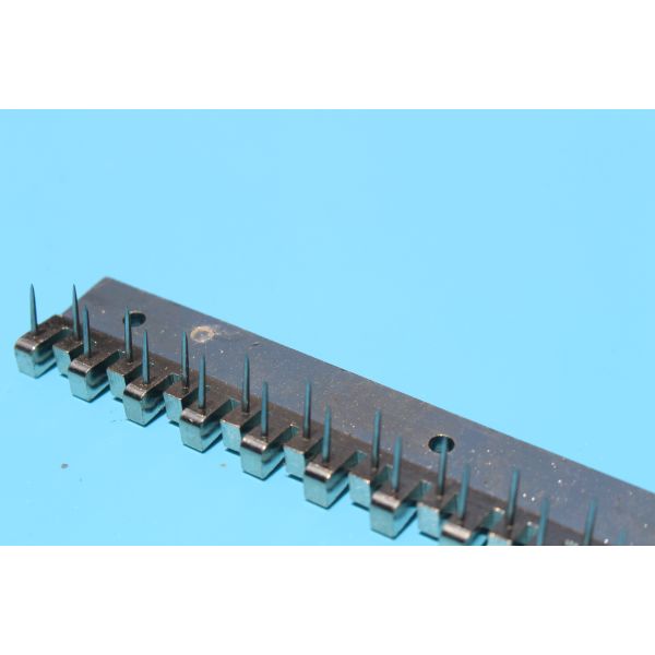 Monforts Stenter Pin Bar Needle Plate Finishing Machine Parts 115mm Length 25pins