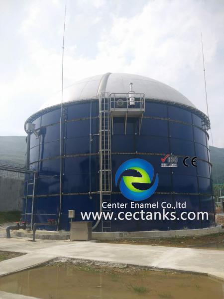 Buy Enamel Steel Coated Bolted Storage Tanks For Biogas Reactor 18,000 M³ Capacity at wholesale prices