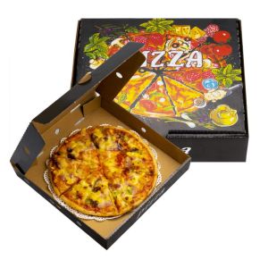 Custom Logo Printed Paper Pizza Box Food Grade Preferred Material