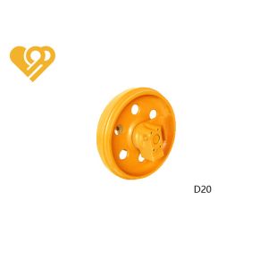 Heavy Duty Front Idler Assembly , Yellow D31 Bulldozer Idler Replacement