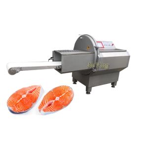 China Bacon Sausage Processing Equipment Ham Meat Slicer With Portion Function on sale