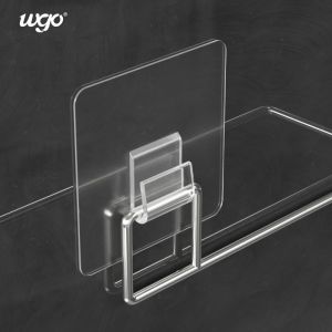 Kitchen roll and foil holder stainless steel anti-corrosion waterproof re-paste