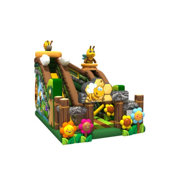 Buy Colourful Inflatable Honeybee Fun Amusement Park With CE UL Certification at wholesale prices