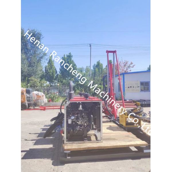 480m Hydraulic Core Drilling Rig Portable Core Drilling With Top Drive Rotation Head And Maximum Rotation Speed