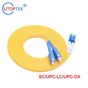 Duplex SC/FC/ST/LC fiber patch cord 0.9/2.0/3.0mm UPC/APC LSZH1m/2m/3m/5m/10m