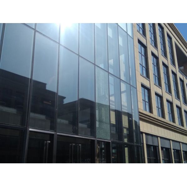 Fashion design Low-E glass building facades double glazed glass curtain wall