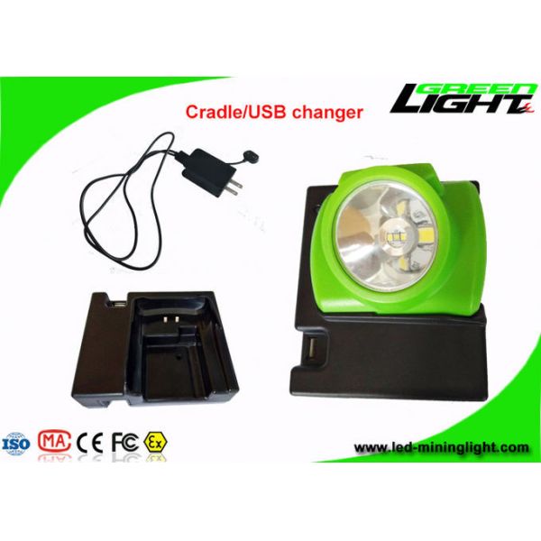 Small Size LED Cordless Mining Lights 13000Lux Rechageable IP68 6.8Ah Battery