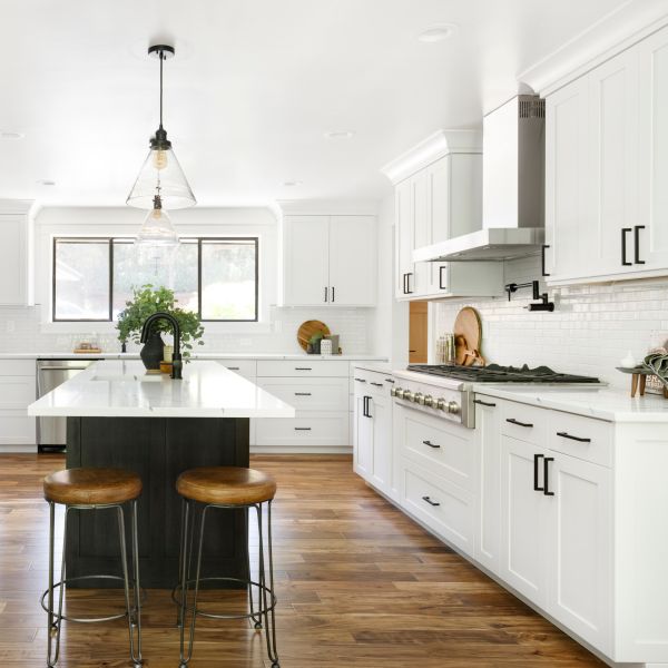 Buy High End Solid Wood Pantry Kitchen Cabinet Custom Shaker Style at wholesale prices