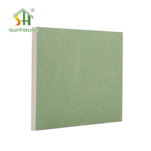 Customized Gypsum Plaster Boards Water Resistant 12mm Thickness
