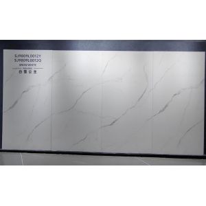 900x1800mm Polished Glazed Porcelain Tiles - Carrara White AAA Grade