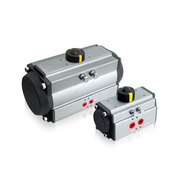 AT pneumatic rotary actuator with valve and switch box