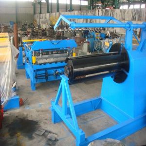 Capacity 100KW Semiautomatic Steel Slitting Line Machine with Hydraulic Tension