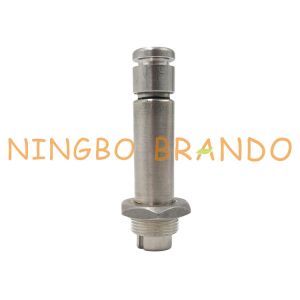 Stainless Steel Tube M16 Thread Seat Solenoid Armature For Dust Collector Pulse