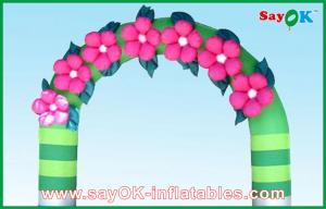 Quality Inflatable Finish Arch Mini Inflatable Arch / Inflatable Gate / Infaltable Door With Flower Decoration for sale
